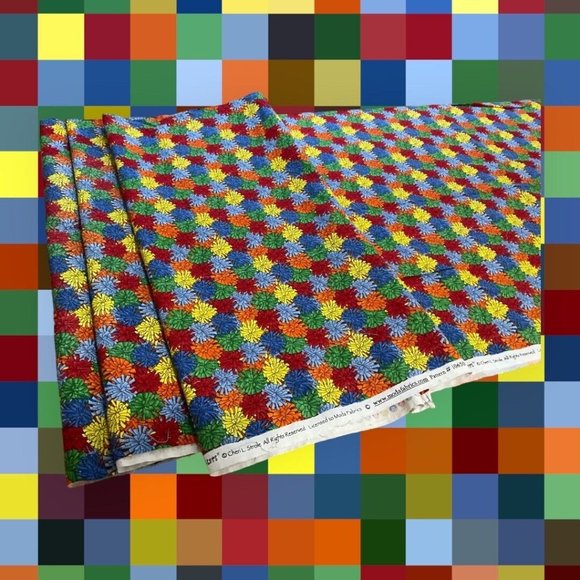 Vintage KidStuff "All Stars" Moda Fabric Pattern #10650 3 Yards x 44 Wide - Picture 7 of 16